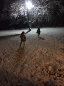 A little 6am romp in the snow!
